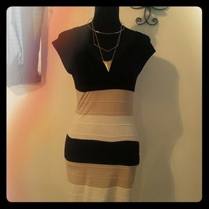 Black Beige Tan White Dress Bodycon Business Suit